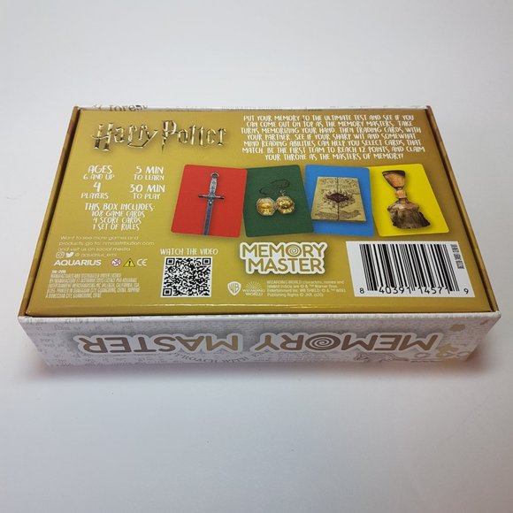 HARRY POTTER Memory Master Card Game Wizarding World Warner Brothers Collectible - Picture 7 of 14